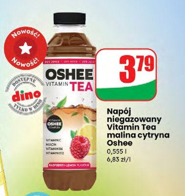 Napój niegazowany Vitamin Tea malina cytryna  promocja w Dino
