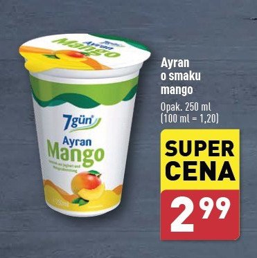 Ayran mango 7gun promocja