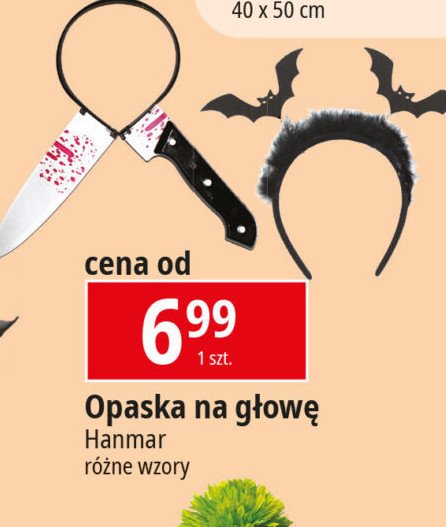 Opaska halloween Hanmar promocja w Leclerc