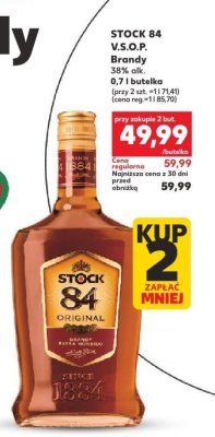 Brandy 84 V.S.O.P. promocja w Kaufland