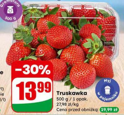 Truskawka 500 g  promocja w Dino