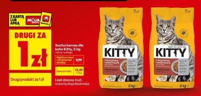 Sucha karma dla kota Kitty, 2 kg promocja w Biedronka