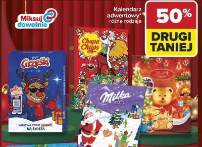 Kalendarz adwentowy różne rodzaje promocja w Carrefour