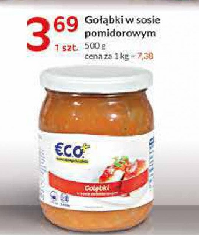 Gołąbki w sosie pomidorowym Eco+ promocja