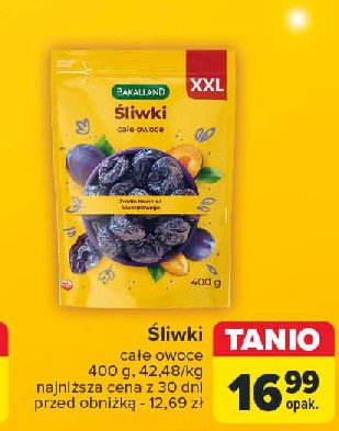 Śliwki suszone Bakalland promocja