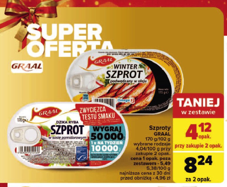 Szprot winter w oleju Graal promocja