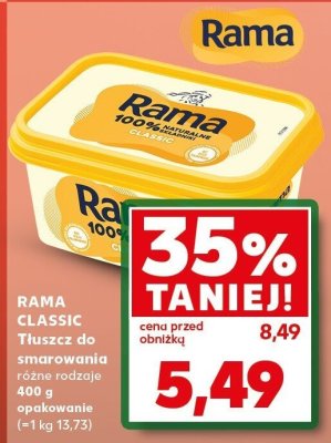 Tłuszcz do smarowania RAMA CLASSIC różne rodzaje promocja w Kaufland