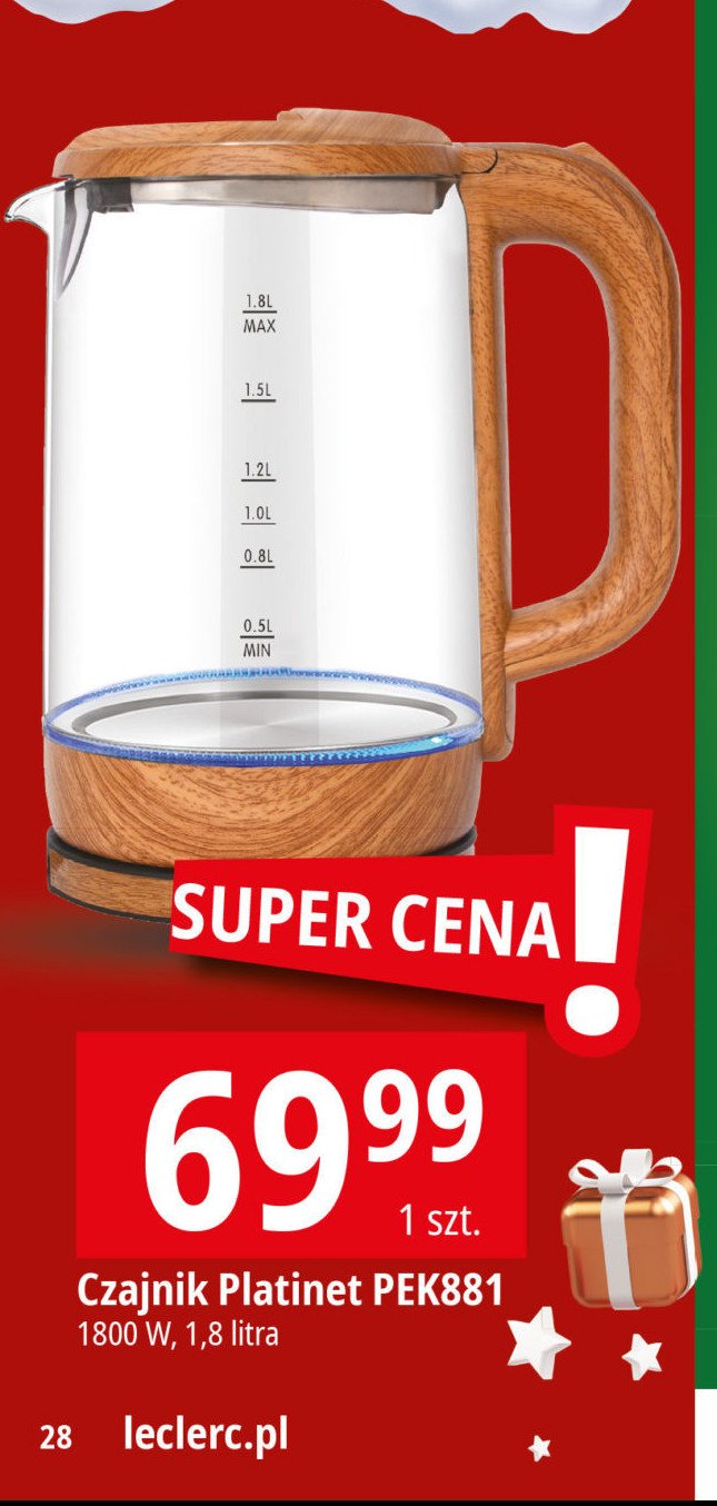 Czajnik pek881 Platinet promocja