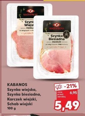Szynka wiejska Kabanos promocja