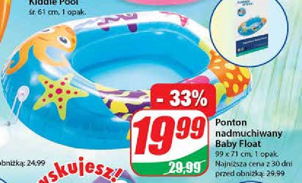 Ponton nadmuchiwany baby float promocja