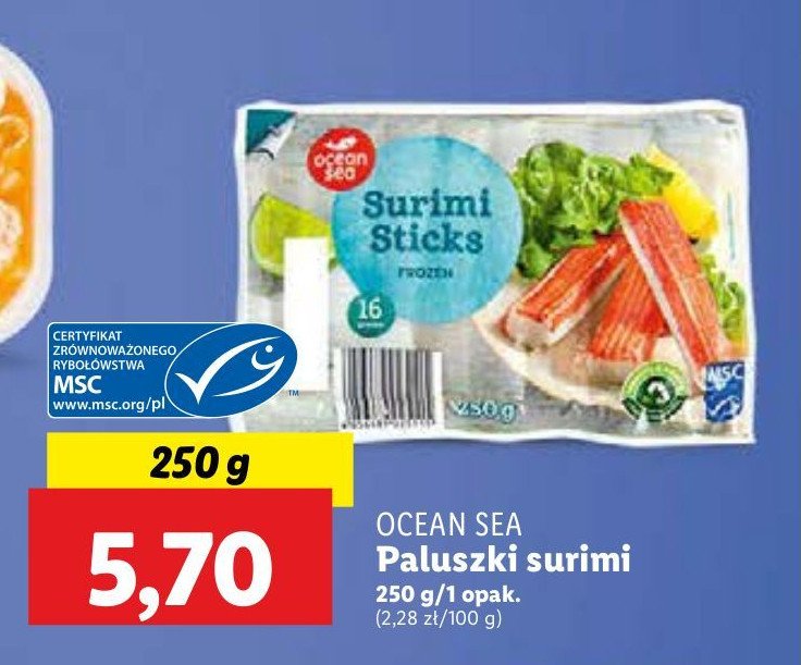 Paluszki surimi Oceansea promocja