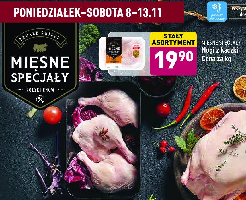 Nogi z kaczki Mięsne specjały zawsze świeże (aldi) promocja