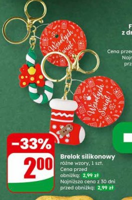 Brelok silikonowy różne wzory promocja w Dino