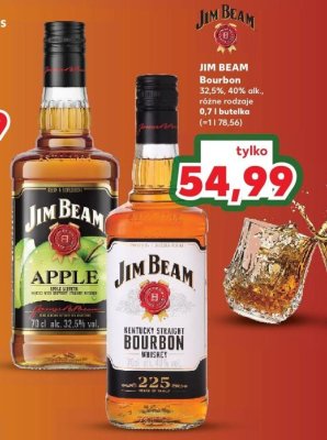 Bourbon 32,5%, 40% alk., różne rodzaje 0,7 l  promocja w Kaufland