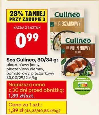 Sos Culineo: pieczeniowy ciemny promocja w Biedronka