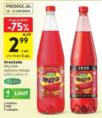 Oranżada Hellena promocja w Intermarche