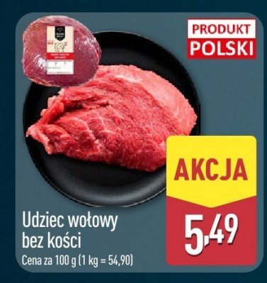 Udziec wołowy bez kości promocja w Aldi