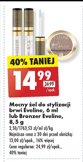 Żel do brwi Eveline brow & go! promocja