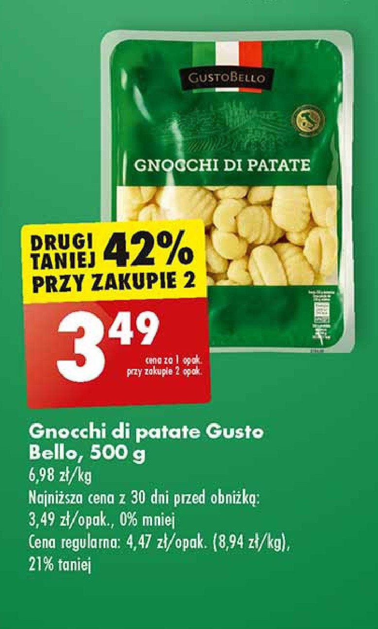 Gnocchi di patate Gustobello promocja