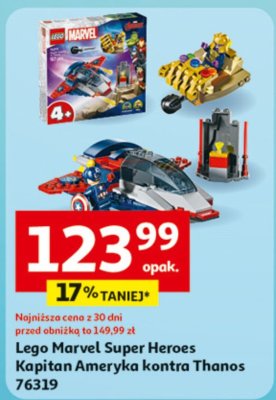 Lego Marvel Super Heroes Kapitan Ameryka kontra Thanos 76319 promocja w Auchan
