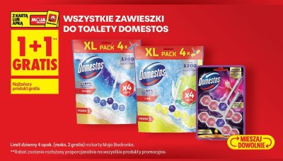 Zawieszki do toalety Domestos promocja w Biedronka