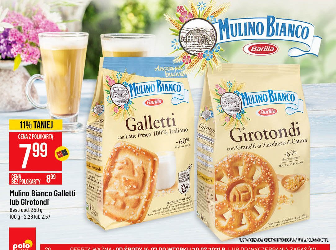 Ciastka girotondi Mulino bianco promocja