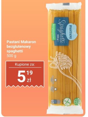 Makaron bezglutenowy spaghetti Pastani promocja w Biedronka