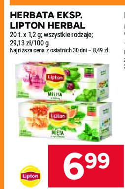 Herbatka mi臋ta z cytrusami Lipton promocja
