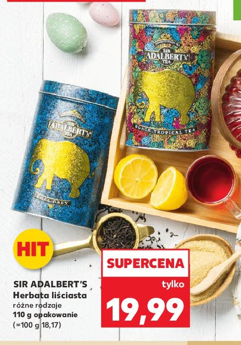 Herbata earl grey Adalbert's tea promocja