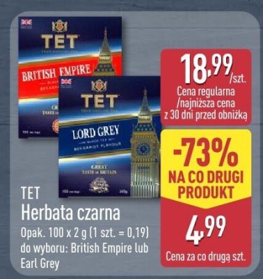 Herbata czarna Lord Grey promocja w Aldi
