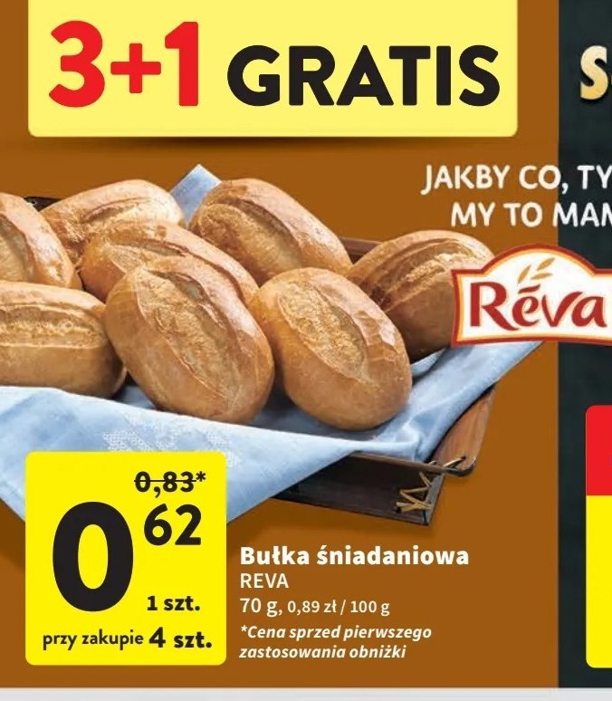 Bułka śniadaniowa Reva promocja