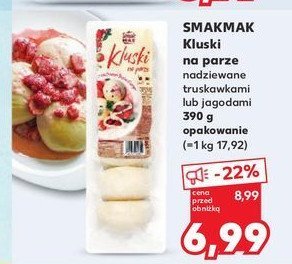 Kluski na parze z truskawkami Smak mak promocja w Kaufland