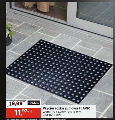 Wycieraczka gumowa FLAVIO promocja w Leroy Merlin