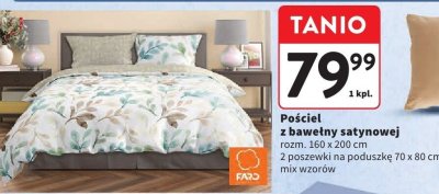 Pościel z bawełny satynowej promocja w Intermarche