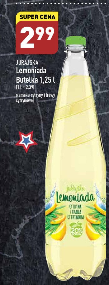 Lemoniada cytryna trawa cytrynowa Jurajska lemoniada promocja