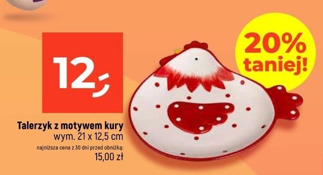 Talerz kurka promocja