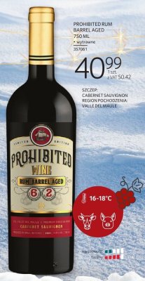 Rum Prohibited Barrel Aged promocja w Selgros