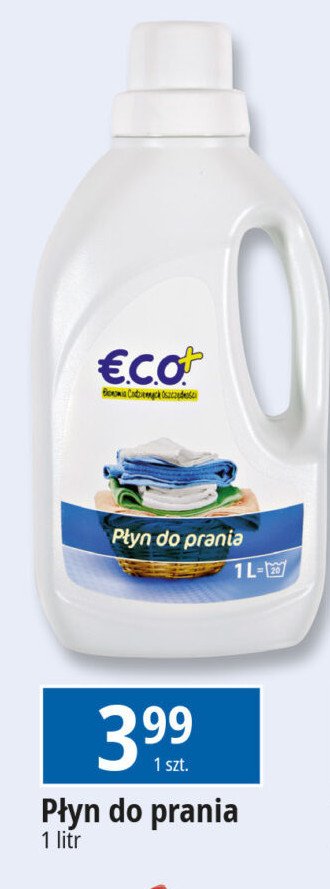 Płyn do prania Eco+ promocja w Leclerc