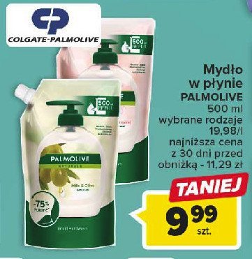 Mydło w płynie mleczko migdałowe odżywianie - zapas Palmolive naturals promocja