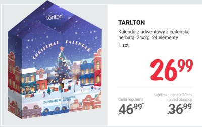 Kalendarz adwentowy z cejlońską herbatą promocja w Rossmann