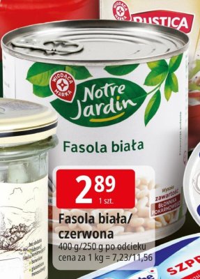 Fasola biała/czerwona promocja w Leclerc