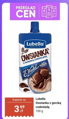 Owsianka z gorzką czekoladą Lubella promocja w Dino