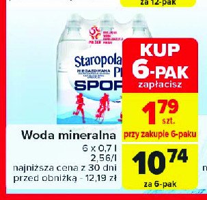 Woda niegazowana STAROPOLANKA SPORT DESIRE promocja