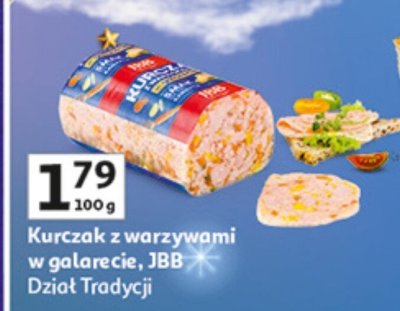 Kurczak z warzywami w galarecie JBB 100 g promocja w Auchan