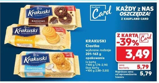 Ciastka kakaowe Krakuski Krakuski bahlsen promocja