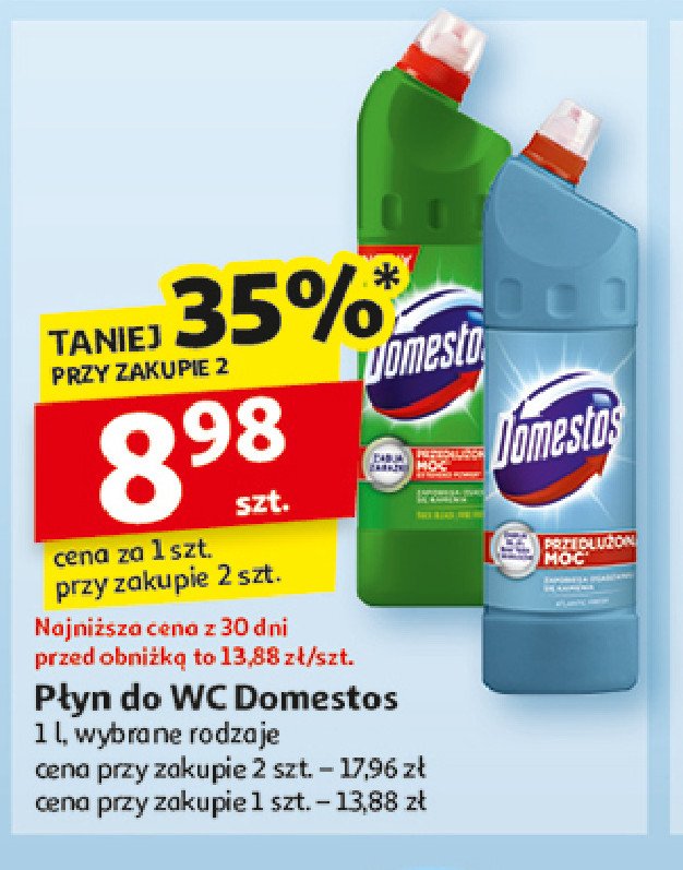 Płyn do wc atlantic Domestos promocja