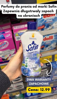 Perfumy do prania Sofin Complete Care Pure Pleasure różne zapachy promocja w Kaufland