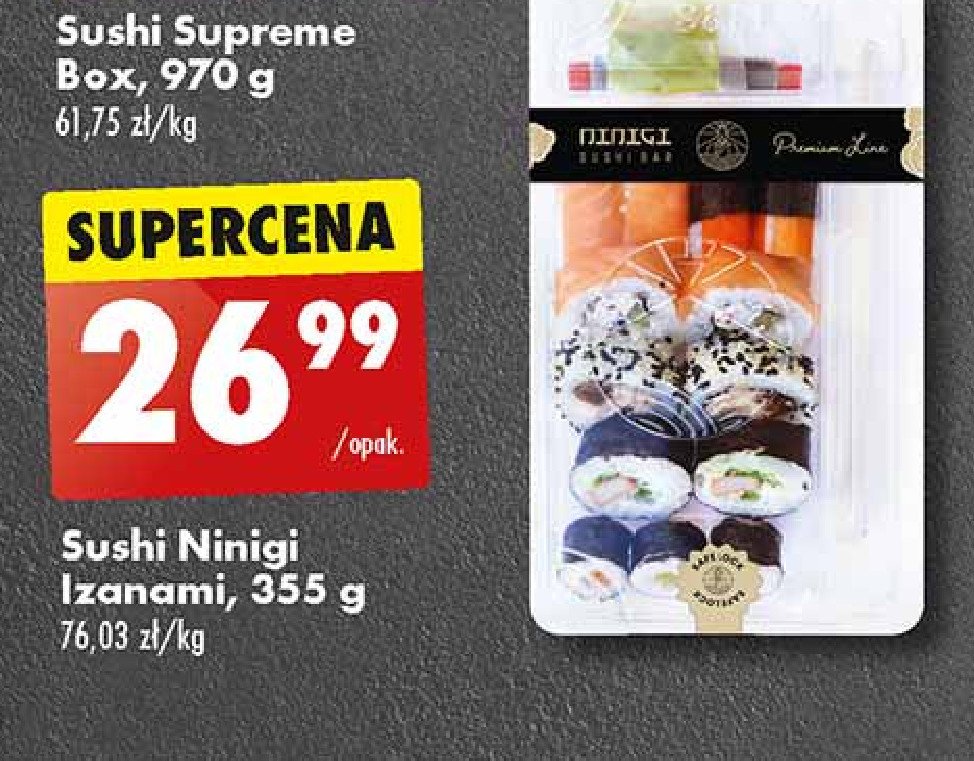 Sushi izanami Ninigi promocja