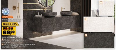 Gresy szkliwione Brave promocja w OBI