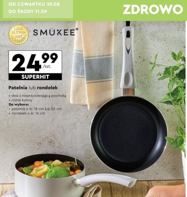 Patelnia 20 cm Smukee promocja